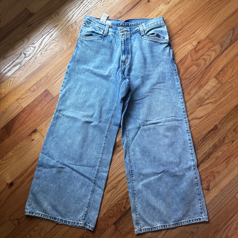 Levi's Light Blue Wide Leg Jeans